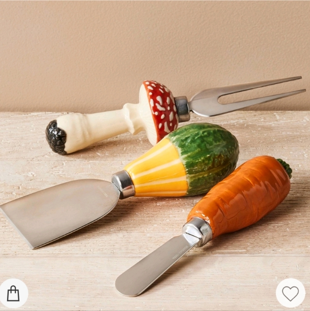John Derian cheese knife set!! NWT
